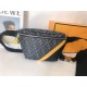 Original goods   (with box)New  FENDI (Fendi 2025-5)   explosive exclusive cross-body bag shipment, double F print pattern cloth with cowhide, front with color blocking perfectly suited to the user's needs, high-quality 