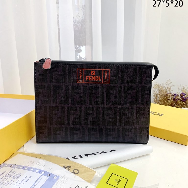 Fendi, imported PVC, original hardware  feel awesome . Top designers to create a casual style production   super smooth zipper, top oiled edges smooth, super large capacity space design multi-card   hidden compartment zi