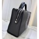 F family Litchi grain men's silk-screened double F logo large bag, shoulder handheld can be, spacious inner capacity. size361327cm