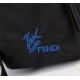 Brand FENDI FendiModel Fendi Backpack (Large)Item No. 668568Color black   fox furMaterial waterproof nylon fabric   microfiber leatherSize 323714cm FENDI nylon patchwork leather Old Buddha backpack with little monster ey