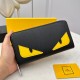 [Original] Fendi Fendi [Model] 666096 small wallet [Size] 19-10-2.5cm [Color] black High-end quality (original authentic) [Material] Fendi counter purchase classic  original imported   cowhide  authentic imported YKK log