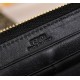 Brand FENDIStyle Single Pull with Gold Iron PieceItem No. 868568Color black golden ironSize 19.510.53Material imported head layer nappa cowhide on the surface, black sheepskin lining, delicate feelFENDI zipper wallet Int