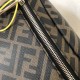 Original goods   (with box)New  FENDI (Fendi 2027-5)   explosive exclusive cross-body bag shipment, double F print pattern cloth with cowhide, front with color blocking perfectly suited to the user's needs, high-quality 