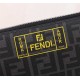 Brand FENDIStyle Men's PVC Gray Screen Printed BagItem No. 368568Color GreyMaterial imported nappa leather   double letters PVCSize 27205 FENDI upgraded version of the small monster men's men's bag, made of imported firs