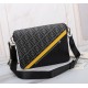 Brand FENDIStyle PVC Yellow Flap Crossbody BagColor Brown GraySize 31237Material double letters PVC   head layer imported Napa cowhideFenjia handshake sports brand Fila FILA, retro pattern FF letter pattern and bright la