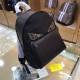 FENDI Fendi  2023 counter synchronization latest backpack, original quality   two-tone eyes shipping   with front pockets, black nylon fabric with head layer of South African leather customized   adorned with lenticular 