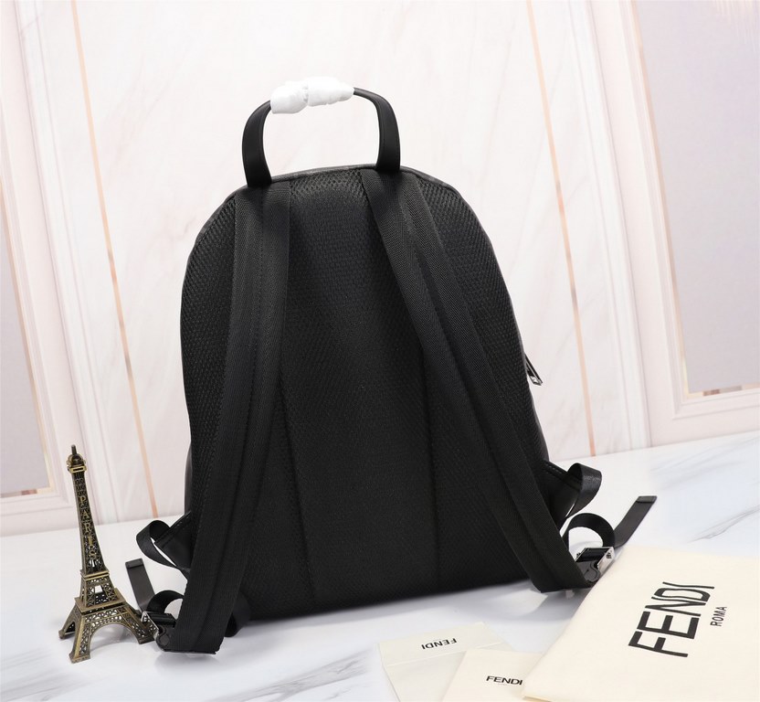 Brand FENDIModel No. PVC Yellow BackpackItem No. 668568Color blackMaterial waterproof nylonSize 343814cm (large)     fendi fendi counter new cloth with microfiber leather backpack   double letter special leather, fendi s