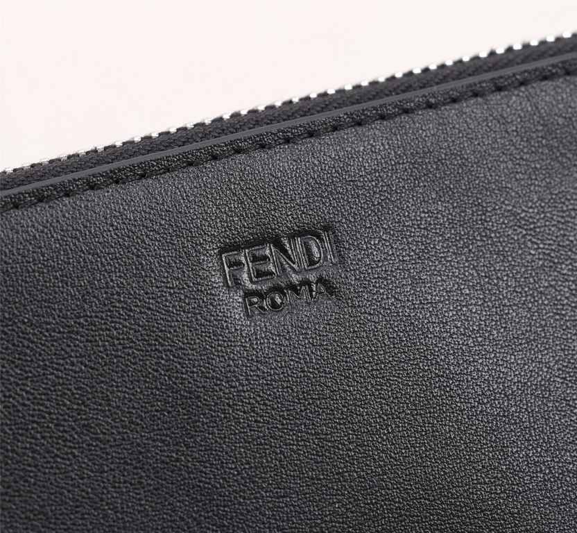 Brand FENDI FendiModel Yellow F ClutchItem No. 168568Color Black   Lemon YellowSize 30202Material imported nappa leather  FENDI pouch Fendi handbag   super explosive models come to pull, head layer nappa cowhide hand-sti