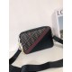 Original goods   New  FENDI (Fendi 2012-5)   explosive exclusive crossbody bag shipment, double F print pattern cloth with cowhide, the front with the collocation of colors perfectly suited to the user's needs, high-qual