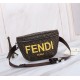 Brand FENDIStyle Chest bag with silkscreen in PVC brownItem No. 268568Color Brown GreySize (top width 37) bottom width 18207cmMaterial double letters PVC   head layer imported Napa cowhideFenjia handshake sports brand Fi