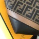 Original goods   (with box)New  FENDI (Fendi 2026-5)   explosive exclusive cross-body bag shipment, double F print pattern cloth with cowhide, front with color blocking perfectly suited to the user's needs, high-quality 