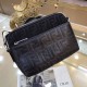 FENDI (Fendi   8778) new cross-body bag listing, this year fendi big hit, absolutely enhance the quality of life, go out essentials. The front pocket with the original leather, bag body are customized imported mesh fabri