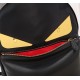 Brand FENDIStyle Gold BackpackItem No. 668568Color blackMaterial waterproof nylonSize 343814cm (Large)     Fendi fendi counter new cloth with microfiber leather backpack   metal plate eyes   fendi small monster backpack 