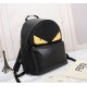 Brand FENDIStyle Gold BackpackItem No. 668568Color blackMaterial waterproof nylonSize 343814cm (Large)     Fendi fendi counter new cloth with microfiber leather backpack   metal plate eyes   fendi small monster backpack 