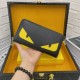 () [Original] Fendi  [Model] 666096 small wallet [Size] 19-10-2.5cm [Color] black high-end quality (original authentic) [Material] Fendi counter purchases classic  the original imported   cowhide  authentic imported YKK 