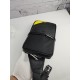 Brand FENDI FendiStyle Vertical yellow chest bag with lower cornerItem No. 268568Color blackSize width 16cm, height 29cm, thickness 5cmMaterial first layer imported nappa cowhide   waterproof clothFenjia handshake sports