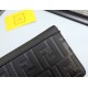 () [Original single] Fendi Fendi  [Model] 666064 small wallet [Size] 19-10-2.5cm [Color] black high-end quality (original single authentic) [Material] Fendi counter purchases classic  original imported   cowhide  authent