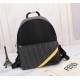 Brand FENDIModel No. PVC Yellow BackpackItem No. 668568Color blackMaterial waterproof nylonSize 343814cm (large)     fendi fendi counter new cloth with microfiber leather backpack   double letter special leather, fendi s