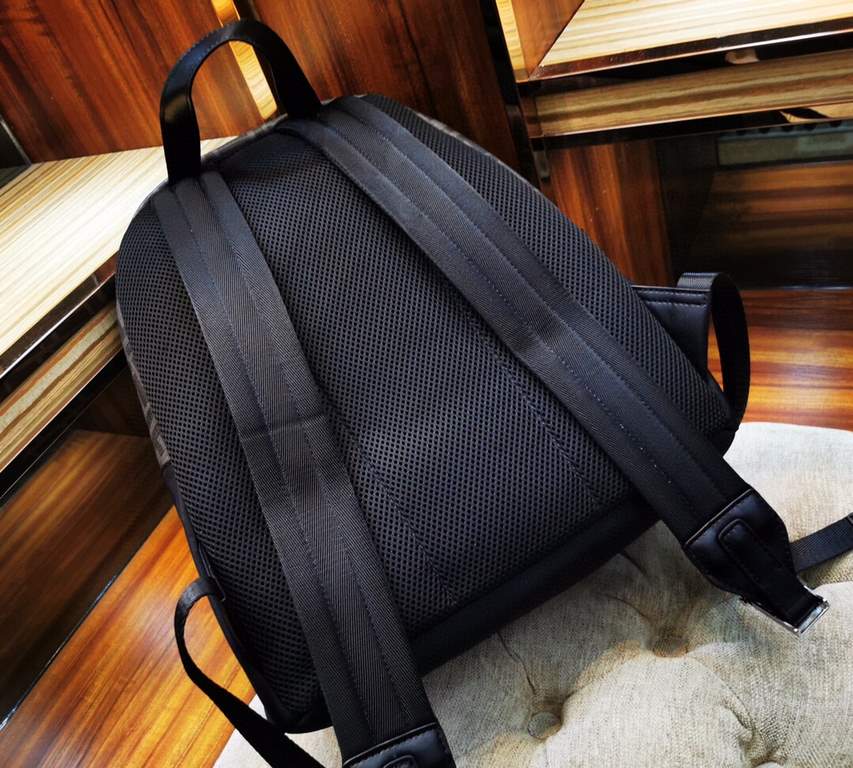 Lot [Top Original] Model 33220-1      Fendi fendi new cloth with leather school bag out of stock   Fendi little monster backpack upgrade   original quality   every detail to follow the foot to the right version of the   