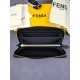 Brand FENDI FendiModel No. BonesItem No. 868568Color blackSize 19.510.53Material Imported head layer nappa cowhide for the big side, black sheepskin for the lining, exquisite hand feeling.FENDI zipper wallet Introduction