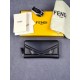 Brand FENDI FendiModel No. BonesItem No. 868568Color blackSize 19.510.53Material Imported head layer nappa cowhide for the big side, black sheepskin for the lining, exquisite hand feeling.FENDI zipper wallet Introduction