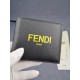 Brand FENDIStyle Letter ClipItem No. 968568Color blackSize 129.52Material Imported first layer of Napa cowhide for the face, yellow sheepskin for the lining, delicate feelFENDI short clip wallet Introduction 20 years of 