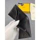 Brand FENDIStyle Black and Gray Short ClipItem No. 968568Color Grey BlackSize 129.52Material Imported head layer Napa cowhide for the face, black sheepskin for the lining, delicate feelFENDI short clip wallet Introductio