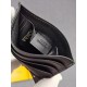 Brand FENDIStyle Eagle Eye Card CaseItem No. 2020568Color BlackMaterial imported nappa cowhide leatherSize 10.59FENDI short clip card bag Introduction 20 years of spring and summer of the latest handbag, using the first 