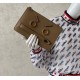 Clutch bag in calfskin leather, decorated with an embossed Breathless emoji pattern in the same color and multicolor details, contrasting edges and handles, 3 internal compartments, 8 card slots, 1 spacious welt pocket, 