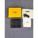 Brand FENDIStyle Yellow Sticker ClipItem No. 968568Color black   lemon yellowSize 129.52Material large surface with imported first layer of Napa cowhide, lining with red sheepskin, feel delicateFENDI short clip wallet In