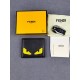 Brand FENDIStyle Yellow Sticker ClipItem No. 968568Color black   lemon yellowSize 129.52Material large surface with imported first layer of Napa cowhide, lining with red sheepskin, feel delicateFENDI short clip wallet In