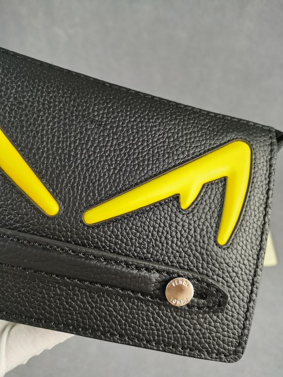 Brand FENDI FendiModel No. Yellow F Clutch Bag for MenItem No. 768568Color black   egg yolkMaterial first layer imported litchi grain cowhide leatherSize 23155F family Fendi clutch bag in calf leather with metallic BAG B