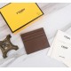 Brand FENDIStyle Card case with silkscreen imprintItem No. 2020568Color BrownMaterial imported nappa leatherSize 10.59FENDI short clip card bag Introduction the latest spring and summer card bag, using the first layer of