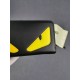 Brand FENDIStyle Single pull with yellow stickerItem No. 868568Color black   lemon yellowSize 19.510.53Material imported head layer Napa cowhide, red sheepskin lining, delicate feelFENDI zipper wallet Introduction spring