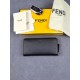 Brand FENDIStyle Single pull with yellow stickerItem No. 868568Color black   lemon yellowSize 19.510.53Material imported head layer Napa cowhide, red sheepskin lining, delicate feelFENDI zipper wallet Introduction spring