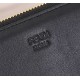 Brand FENDIStyle Single Pull with Gold Iron PieceItem No. 868568Color black golden ironSize 19.510.53Material imported head layer nappa cowhide on the surface, black sheepskin lining, delicate feelFENDI zipper wallet Int