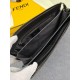 Brand FENDIModel No. Black Snake Clutch BagItem No. 768568Color BlackMaterial imported nappa leatherSize 23155F family Fendi clutch bag in calf leather with metallic BAG BUGS eye motif and matching color trim, 3 interior