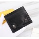 Brand FENDIStyle Black Eye Card CaseItem No. 2020568Color BlackMaterial imported nappa cowhide leatherSize 10.59FENDI short clip card bag Introduction the latest spring and summer card bag, using the first layer of impor