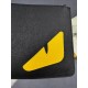 Brand FENDIModel Crossbody Yellow Sticker ClutchItem No. 168568Color Black   Egg YolkSize 30202Material imported cross grain cowhide leather  FENDI pouch Fendi handbag   super explosive models come to pull, head layer im