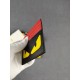 Brand FENDIStyle Black, Red and Yellow Sticker Card CaseItem No. 2020568Color Black RedMaterial First layer imported Napa cow leatherSize 10.59FENDI short clip card bag Introduction 20 years of spring and summer of the l