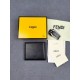 Brand FENDIStyle Yellow F ClipItem No. 968568Color black   lemon yellowSize 129.52Material large surface with imported first layer of Napa cowhide, lining with yellow sheepskin, feel delicateFENDI short clip wallet Intro