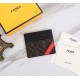 Brand FENDIStyle PVC Red Card CaseItem No. 2020568Color blackMaterial imported nappa leather   double letters PVCSize 10.59FENDI short clip card bag Introduction the latest spring and summer card bag, using the first lay