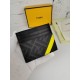 Brand FENDIStyle PVC Yellow Card CaseItem No. 2020568Color blackMaterial imported nappa leather   double letters PVCSize 10.59FENDI short clip card bag Introduction 20 years of spring and summer of the latest handbag, us