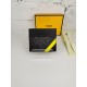 Brand FENDIStyle PVC Yellow Card CaseItem No. 2020568Color blackMaterial imported nappa leather   double letters PVCSize 10.59FENDI short clip card bag Introduction 20 years of spring and summer of the latest handbag, us