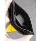 Brand FENDIStyle Black and Yellow Card CaseItem No. 2020568Color black   lemon yellowMaterial First layer imported Napa cow leatherSize 10.59FENDI short clip card bag Introduction 20 years of spring and summer of the lat