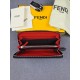 Brand FENDIStyle Single pull with white stickerItem No. 868568Color Black WhiteSize 19.510.53Material large surface with imported first layer Napa cowhide, lining with red sheepskin, feel delicateFENDI zipper wallet Intr