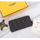 Brand FENDIModel No. PVC Yellow Single PullItem No. 868568Color GreySize 19.510.53Material imported head layer nappa cowhide   double letters PVC, lining with black sheepskin, delicate feelFENDI zipper wallet Introductio