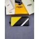 Brand FENDI FendiModel LitchiItem No. 868568Color black   lemon yellowSize 19.510.53Material large surface with imported first layer litchi grain cowhide   nappa cowhide, lining with yellow sheepskin, feel delicateFENDI 