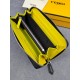 Brand FENDIDescription silkscreen monoprintItem No. 868568Color blackSize 19.510.53Material Imported head layer nappa cowhide on the surface, yellow sheepskin lining, delicate feelFENDI zipper wallet Introduction spring 