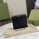 .  With a full set of original green box packaging GG Embossed G Cowhide Short Clip, this leather wallet is crafted with a new interpretation of the GG motif from the Early Fall 2020 collection.The GG leather is soft and